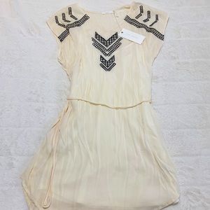 Lush Clothing Cream Coloured Dress